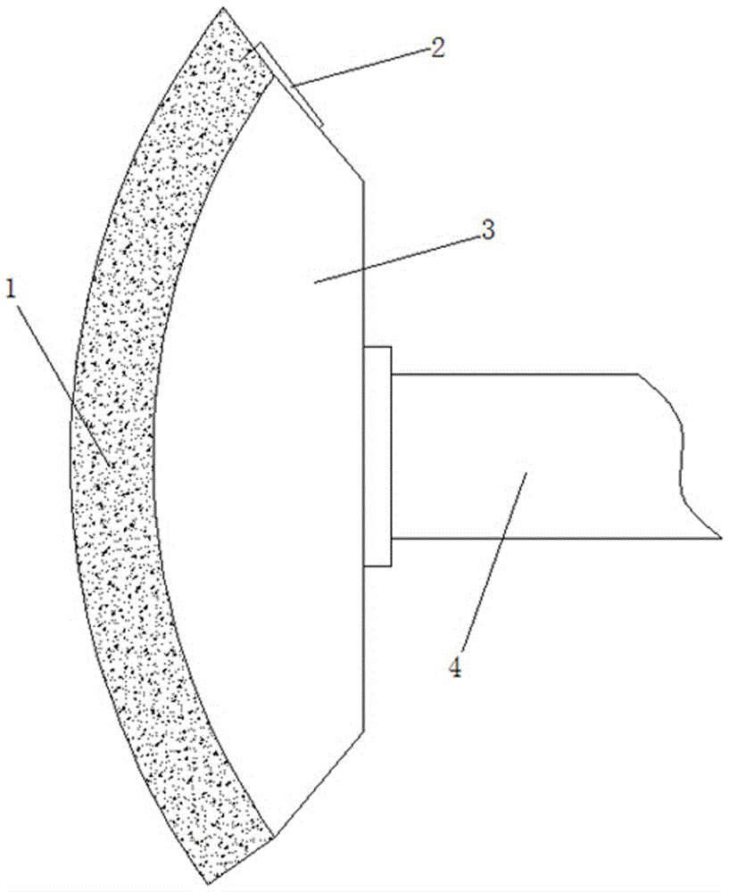 TBM gripper shoe concrete precast block device and gripper shoe tight-holding method