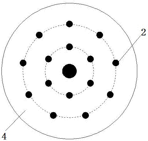 Cellular biogas fermentation device