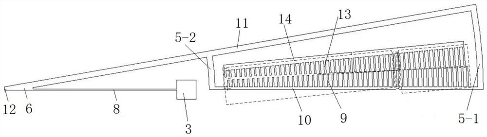 A kind of mems driver based on zipper comb and its working method