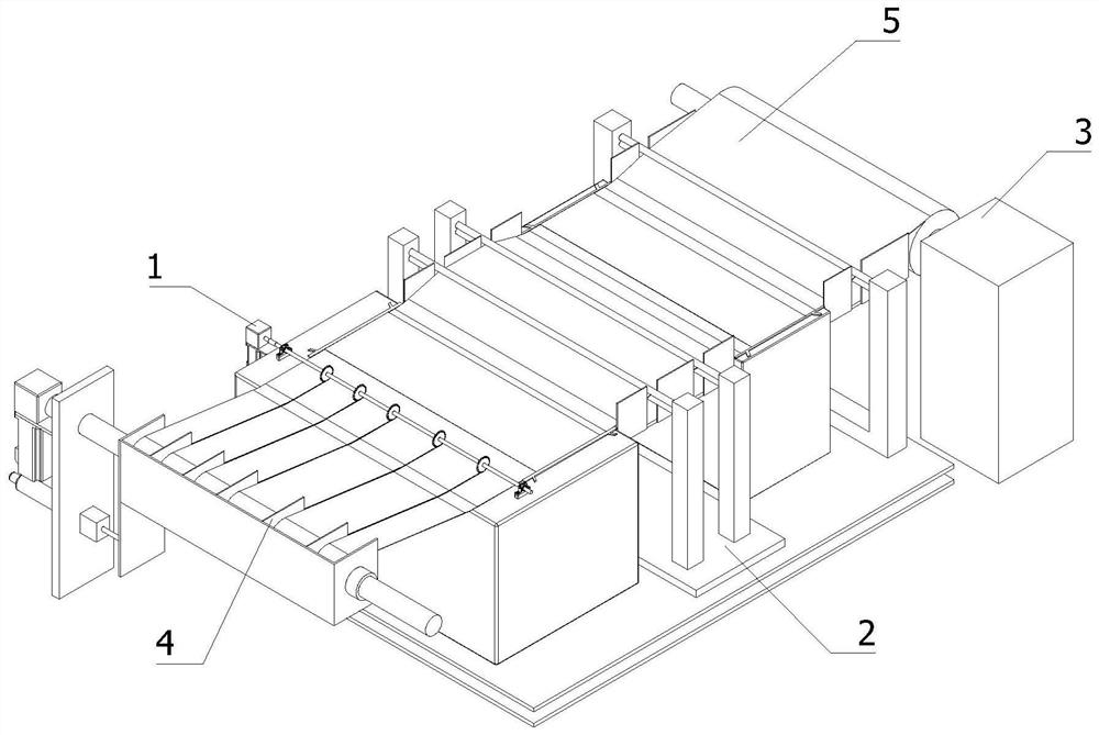 Anti-shaking device for iron core raw material discharging