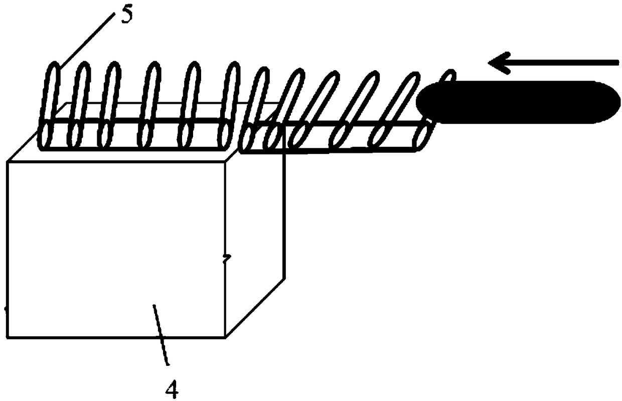 A spraying process of release agent