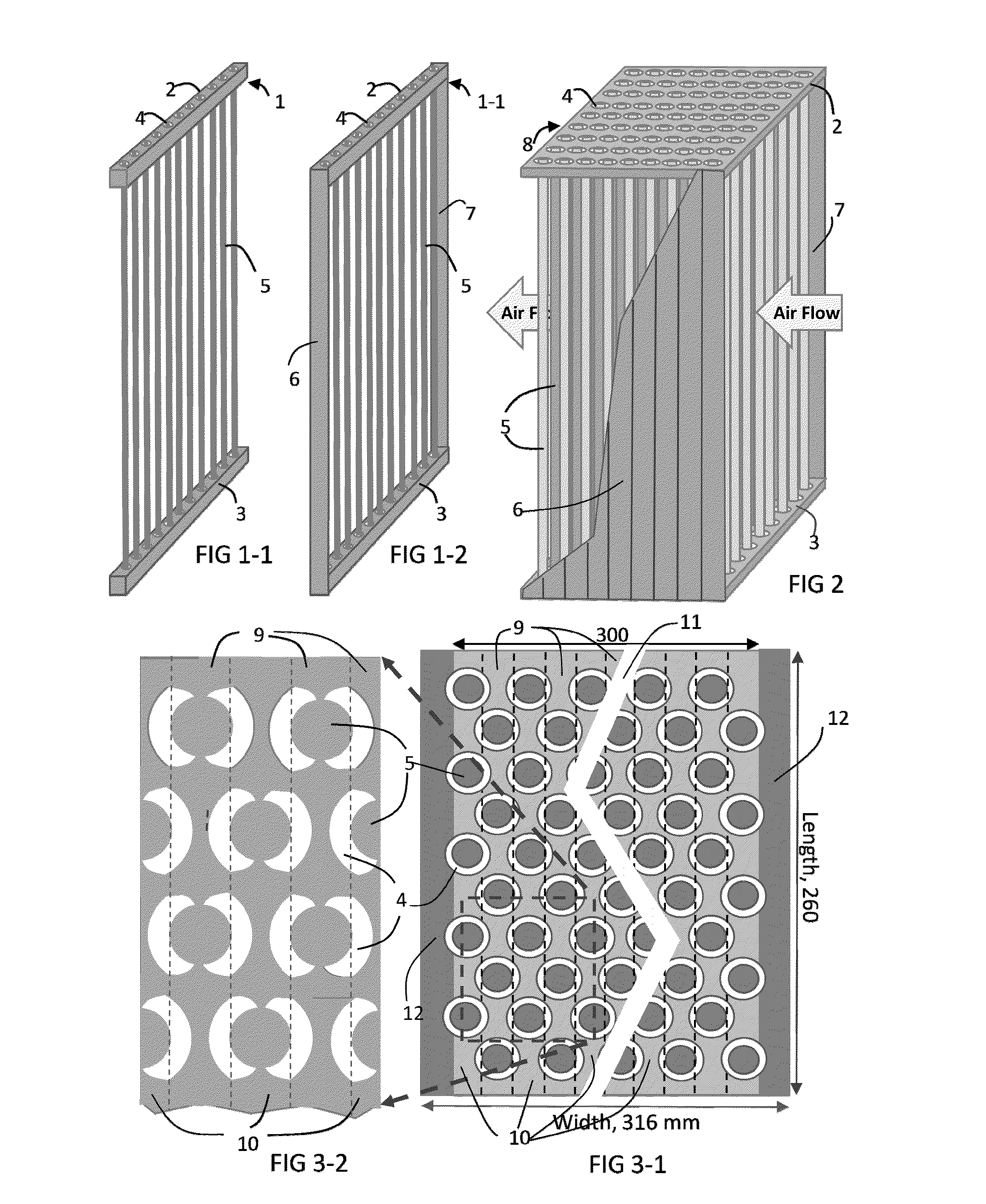 Plastic-Rod-Screen-Fills for Use in Evaporative Water Cooling and Airborne Fumes Removal Apparatuses and Fabrication Thereof