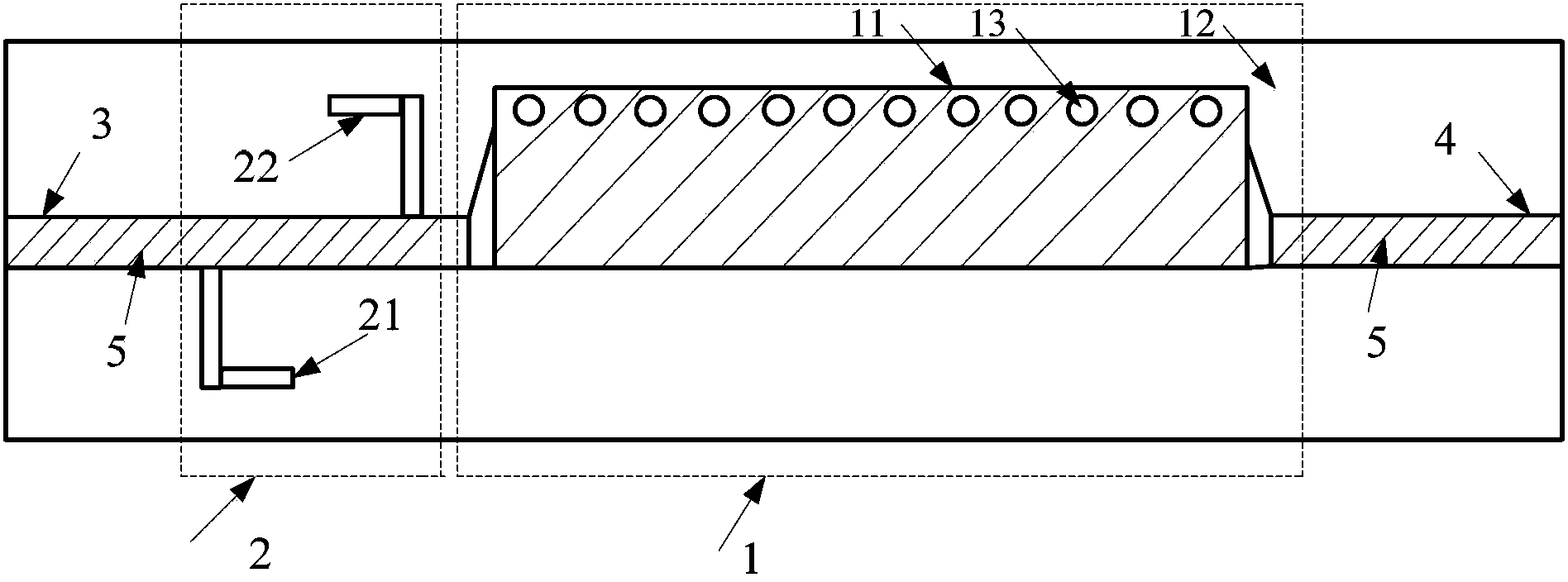 Substrate integration waveguide high-pass filter