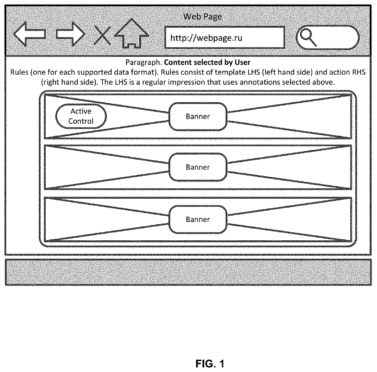 System and method for selection of meaningful page elements with imprecise coordinate selection for relevant information identification and browsing