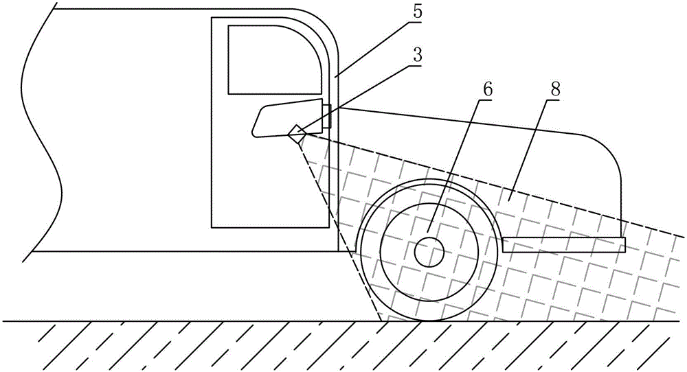 Conveniently-switched multi-field observing device for electric power engineering vehicle