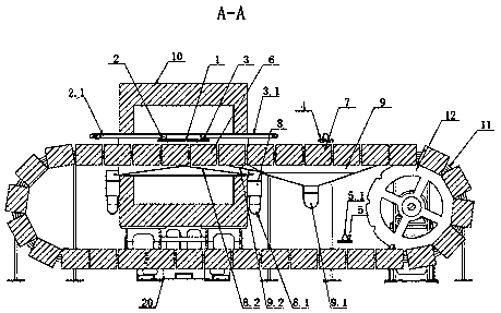 Superconducting magnetic separation method for realizing continuous ore feeding and separation by using swivel structure