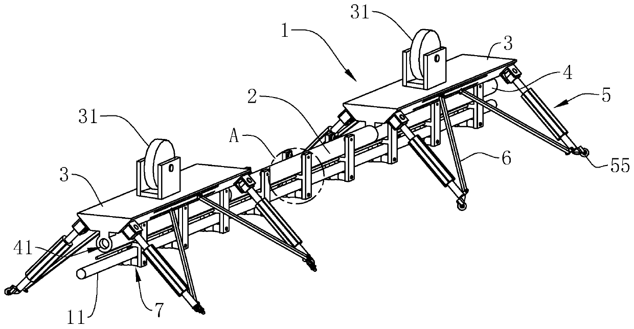 Method for laying cable in pipeline