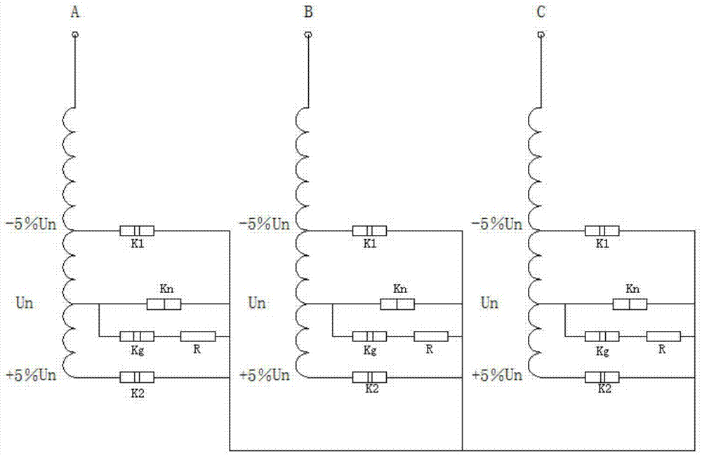 Transformer on-load tap changer