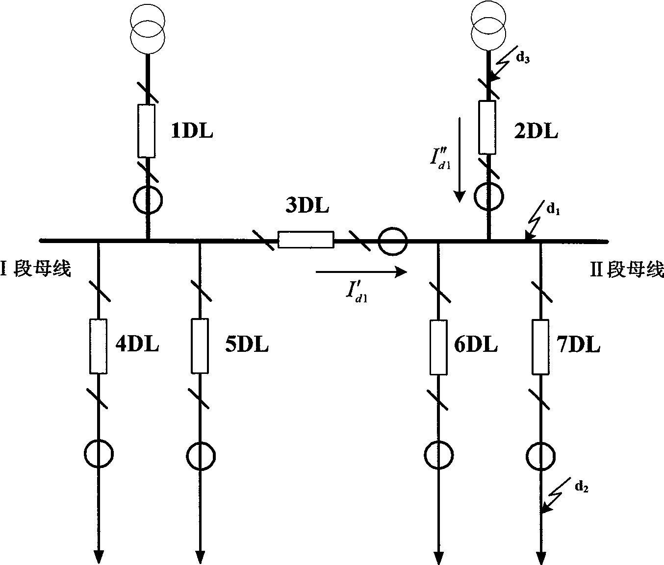 Networking bus bar protecting method based on GOOSE mode