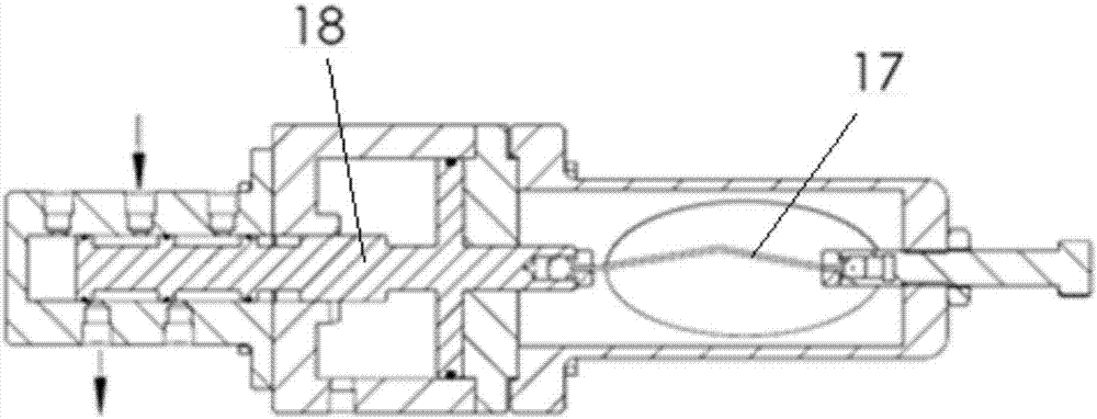 Pneumatic pilot type explosion pressure relief device