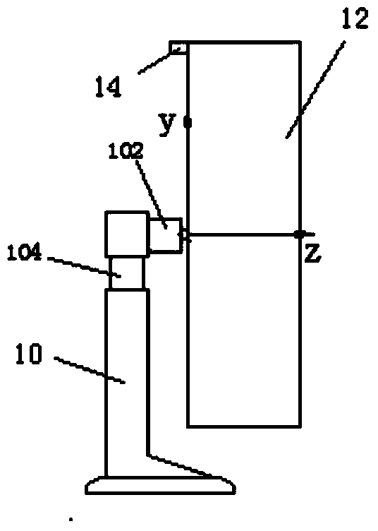 Automatic adjusting type display device and adjusting method thereof