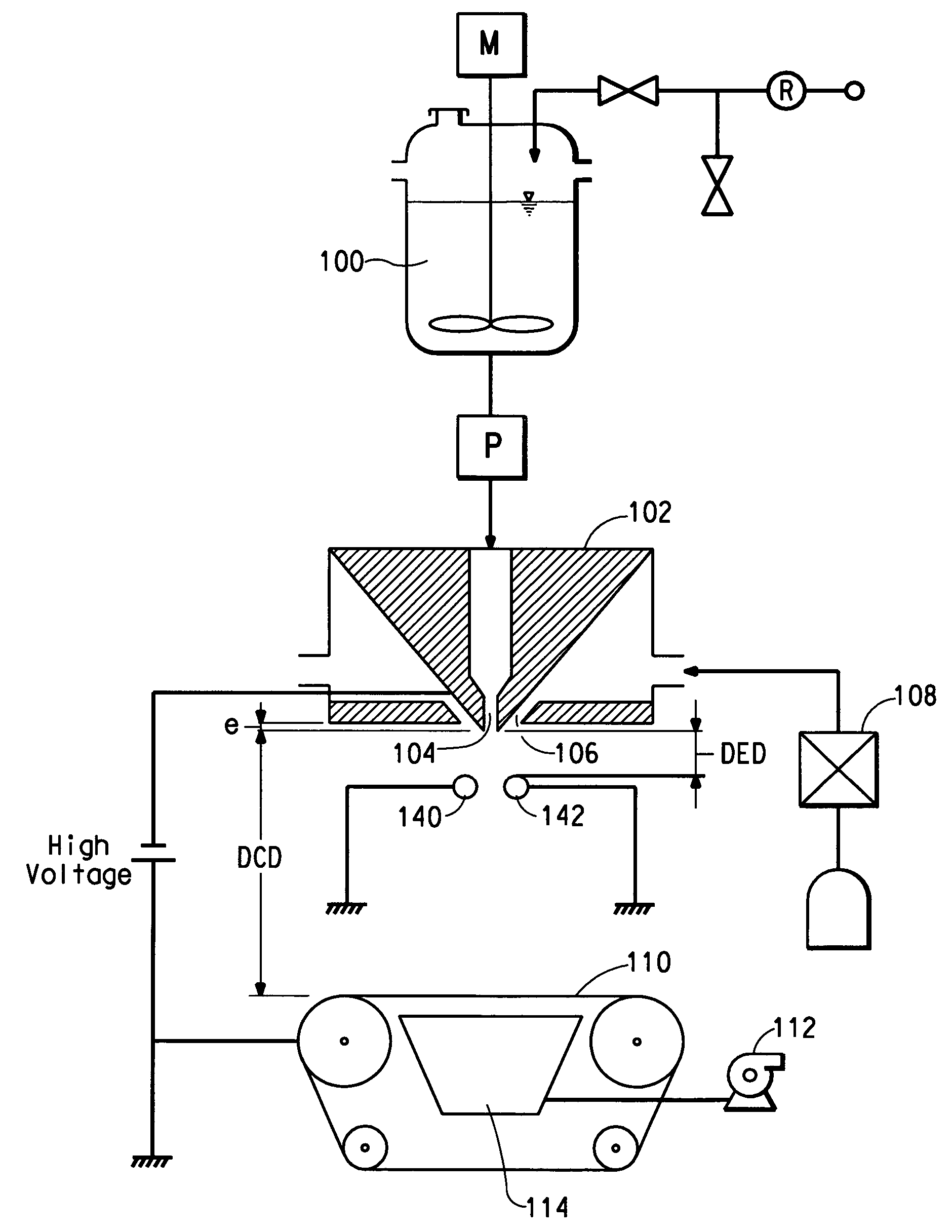 Electroblowing web formation process