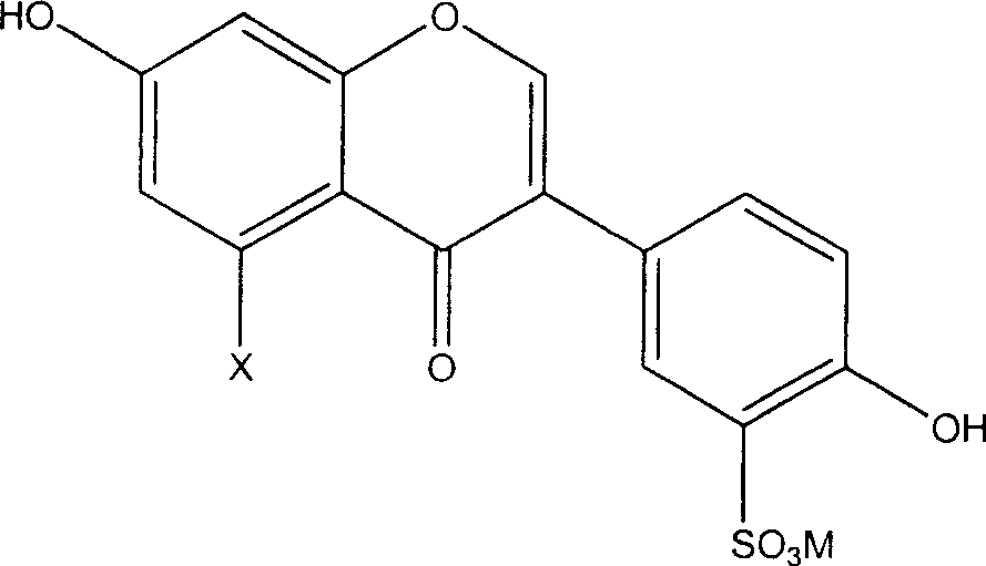 Isoflavone derivative, its production and use as antioxidant