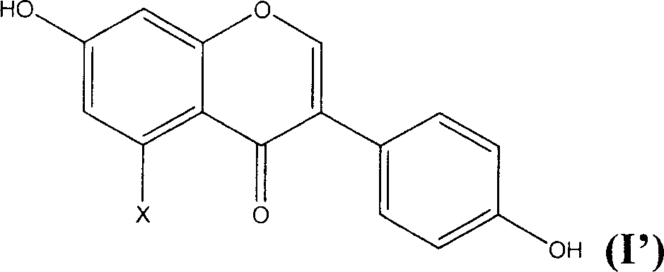 Isoflavone derivative, its production and use as antioxidant