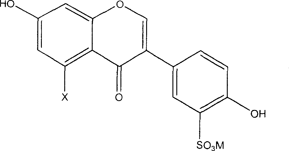 Isoflavone derivative, its production and use as antioxidant