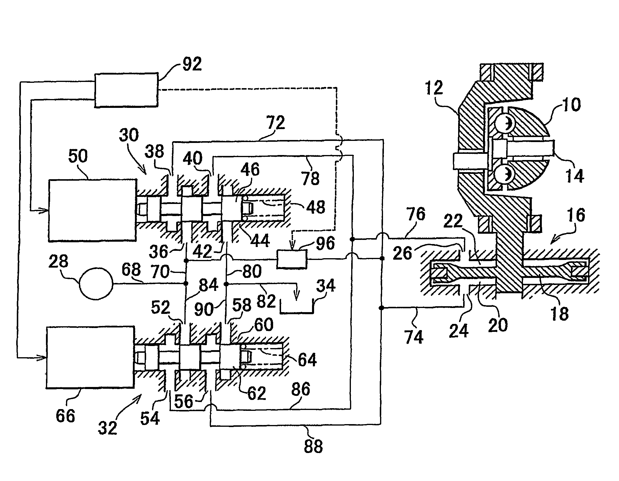 Hydraulic control apparatus and hydraulic control method