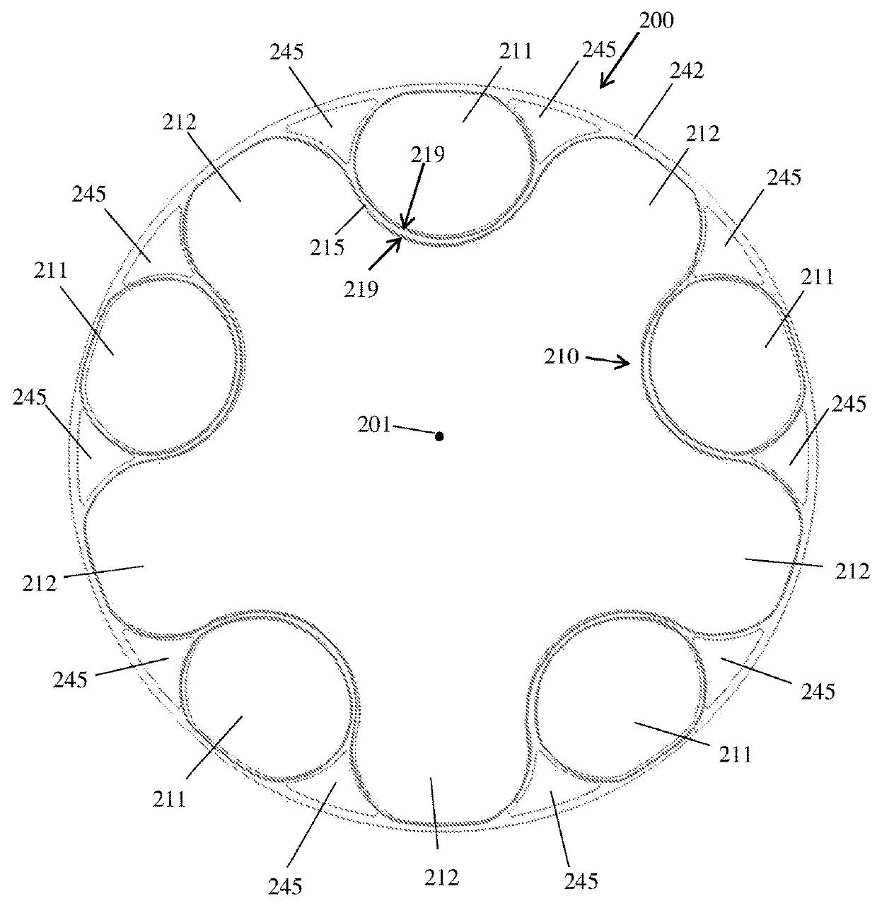 Non-pneumatic support structure