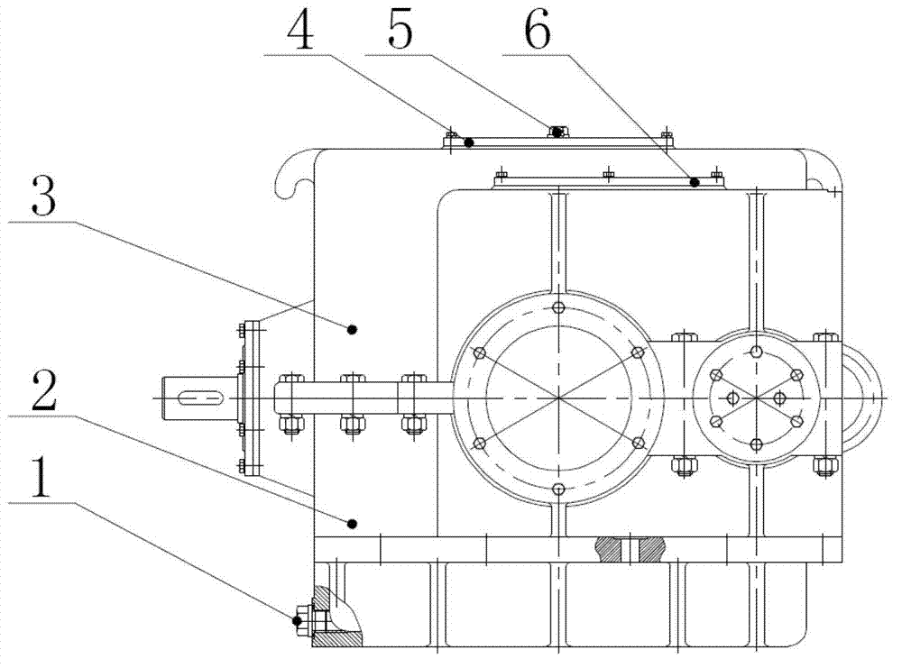 Speed reducer of mining winch