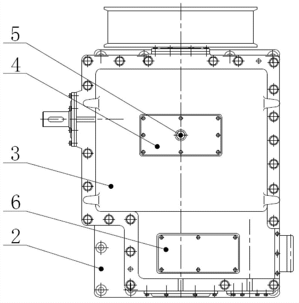 Speed reducer of mining winch