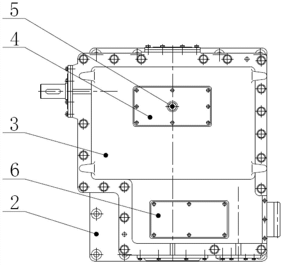 Speed reducer of mining winch