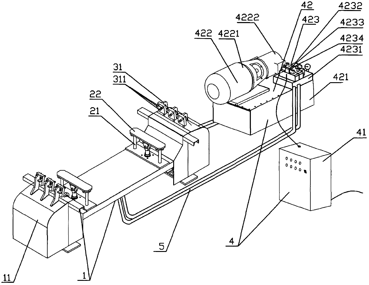 Novel demolding machine