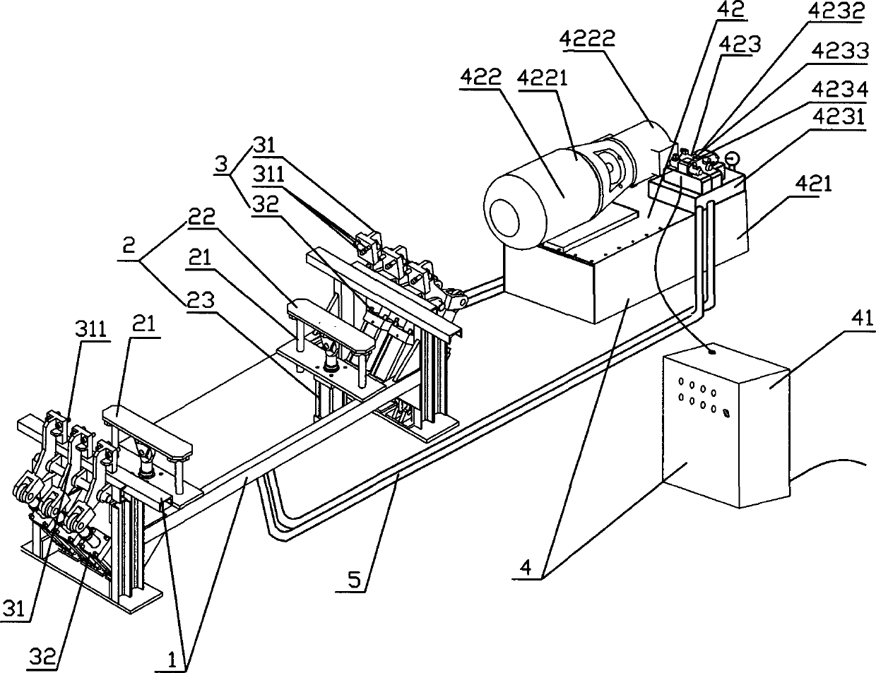 Novel demolding machine