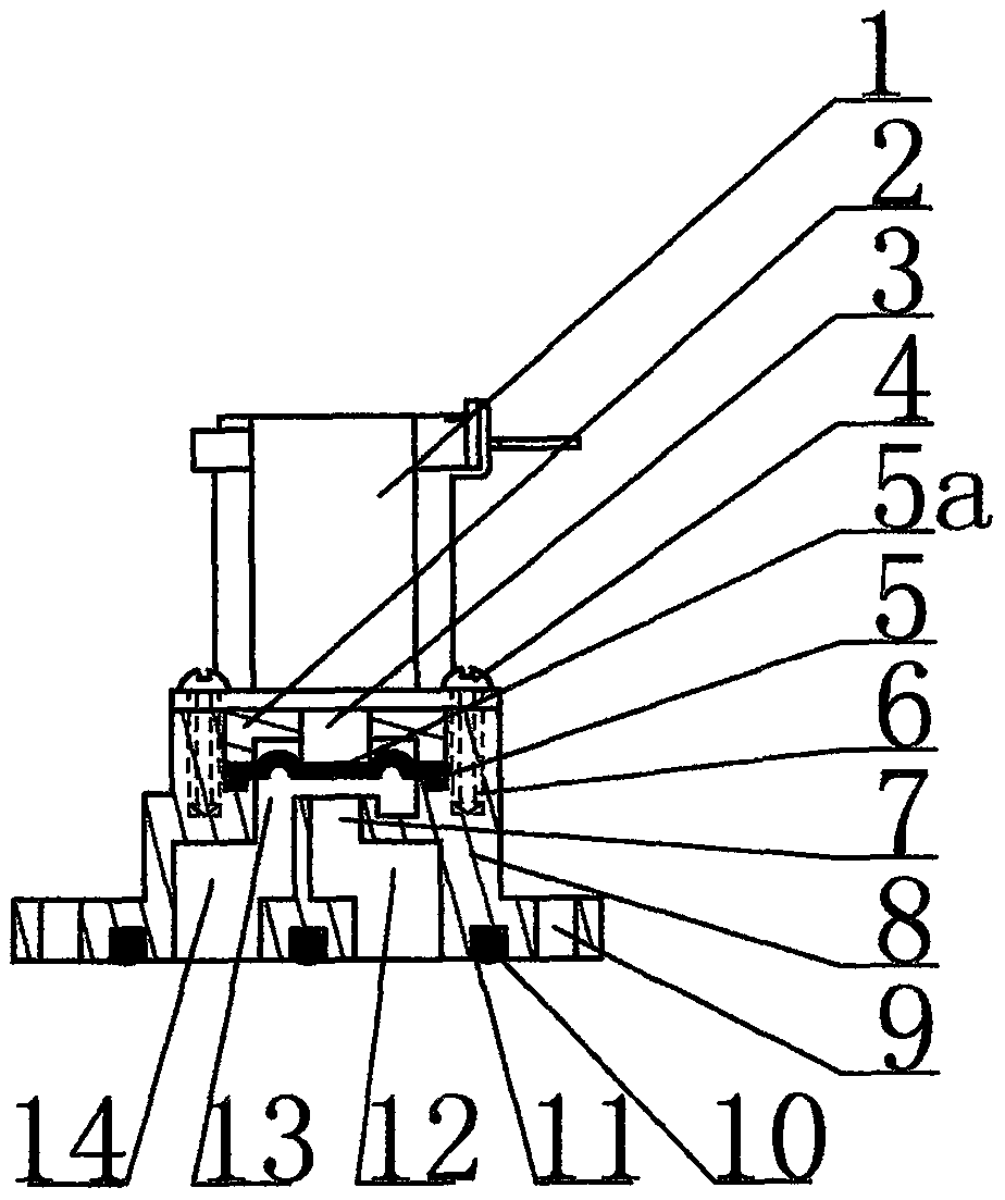 Vertical insertion type water passing control device for water path control of water purifier and water purifier