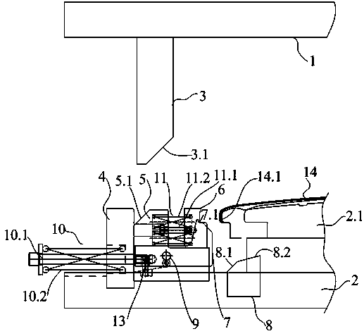 Rotary angle-wrapping forming stamping die