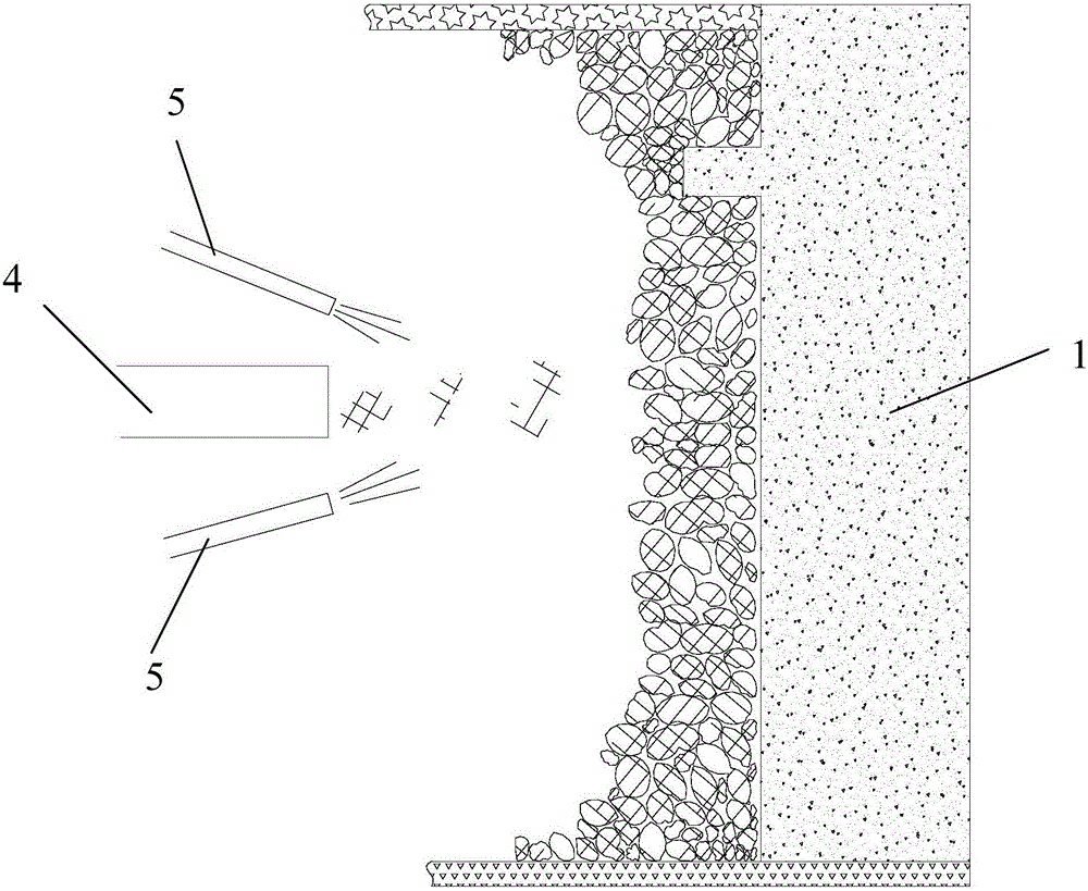 Integrated manufacturing method of inorganic fiber spraying thermal insulation decoration for walls