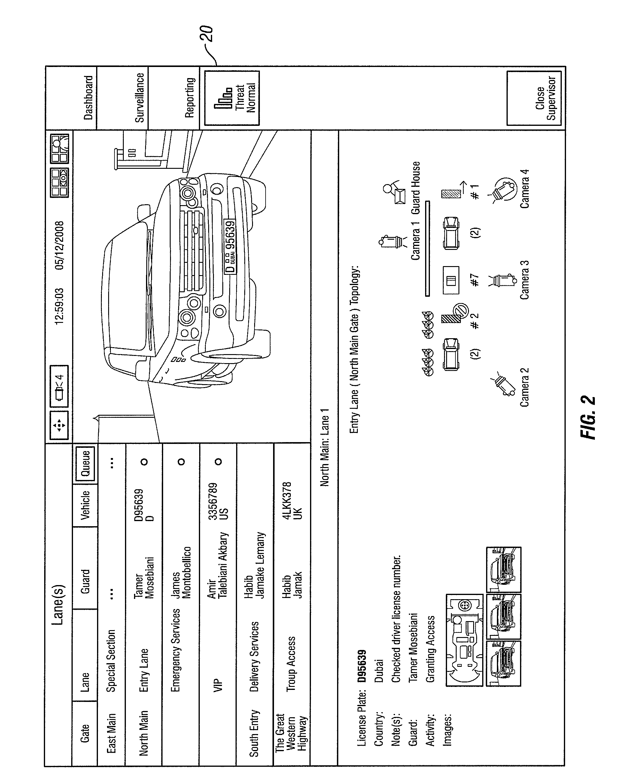 Automated Adaption Based Upon Prevailing Threat Levels in a Security System