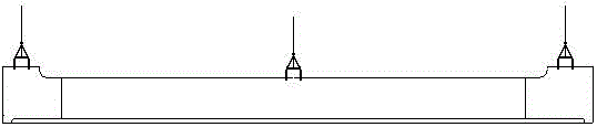 Technology for hoisting web of girder by using rail-mounted gantry crane