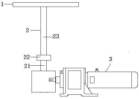 Valve spring heat treatment furnace swinging device