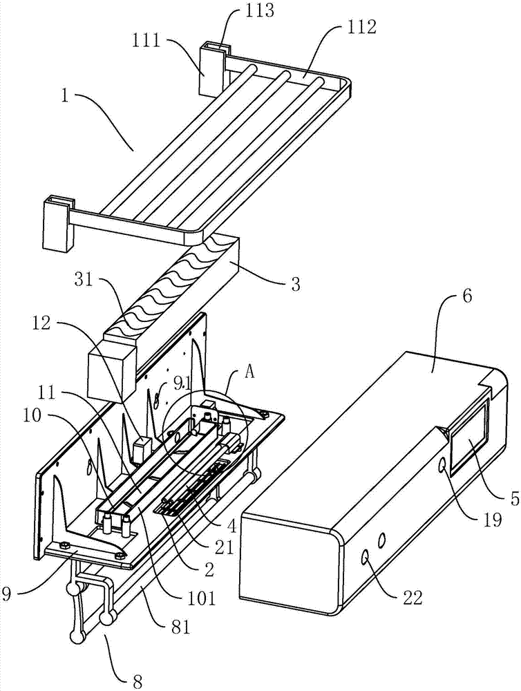 Intelligent towel rack with drying and sterilization functions