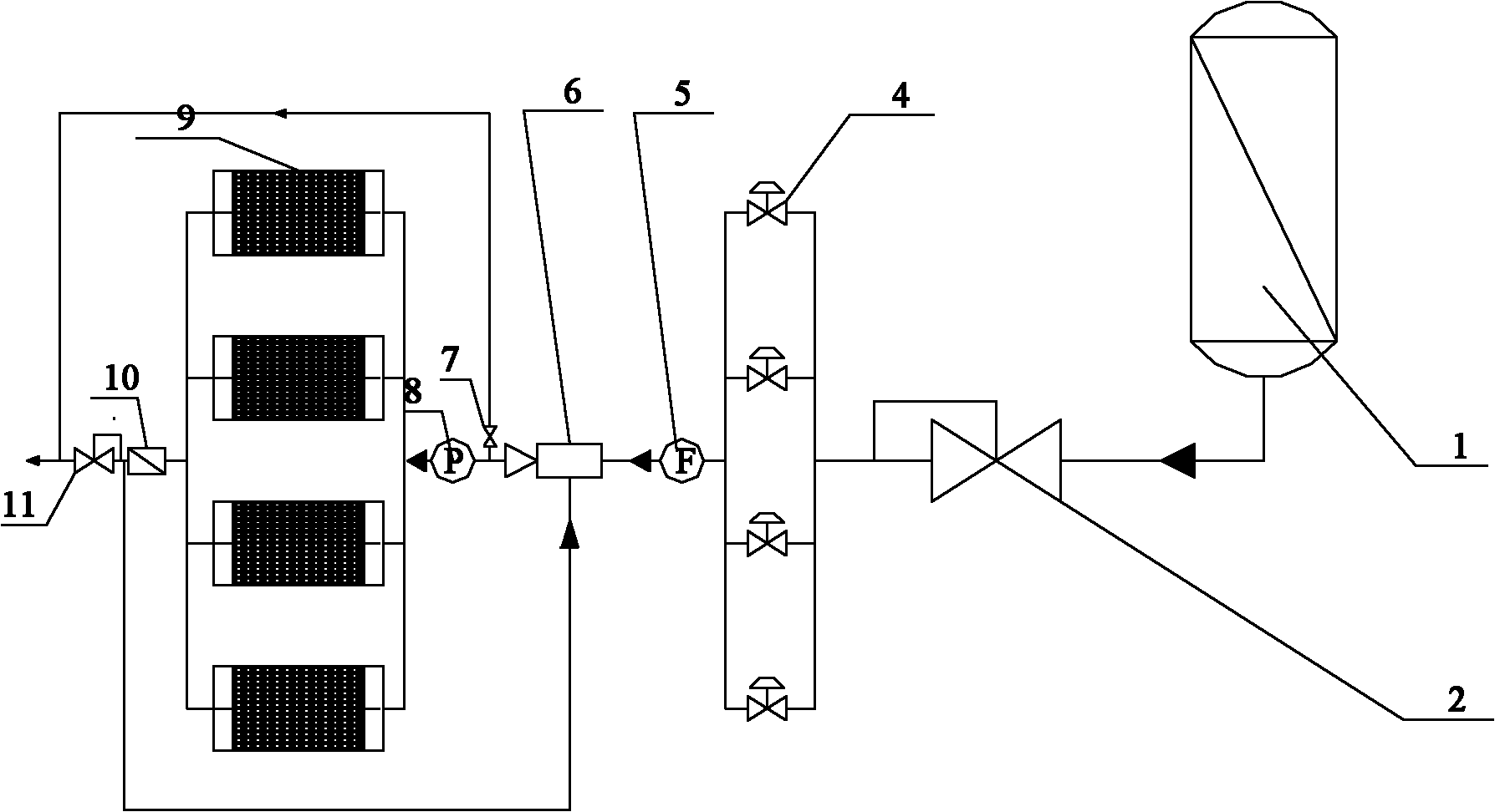 Automotive fuel cell hydrogen circulating system