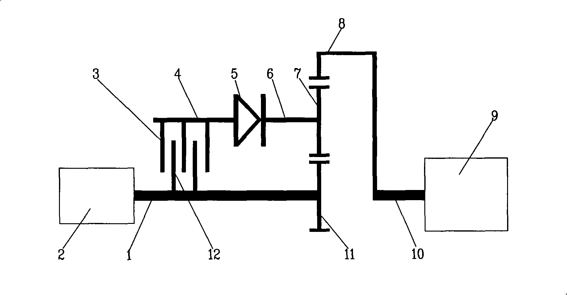 Planetary type main clutch for automobile