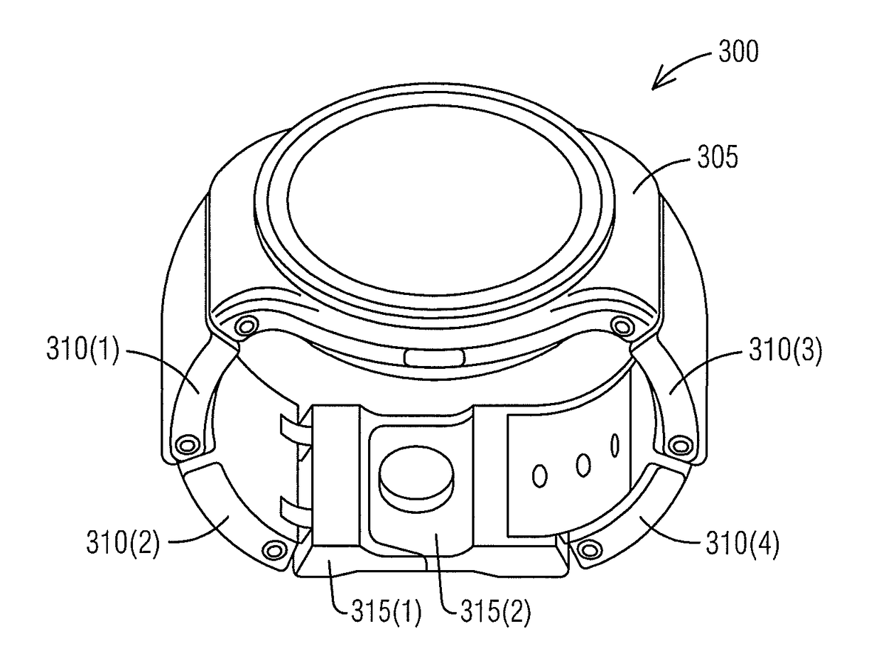 Wearable smart wriststrap or watchband with integrated smartwatch functionality