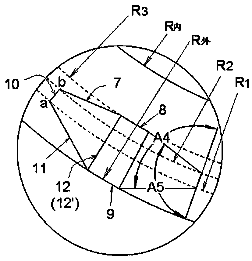 Non-contact mechanical seal ring with dual-rotating-direction hydrodynamic grooves