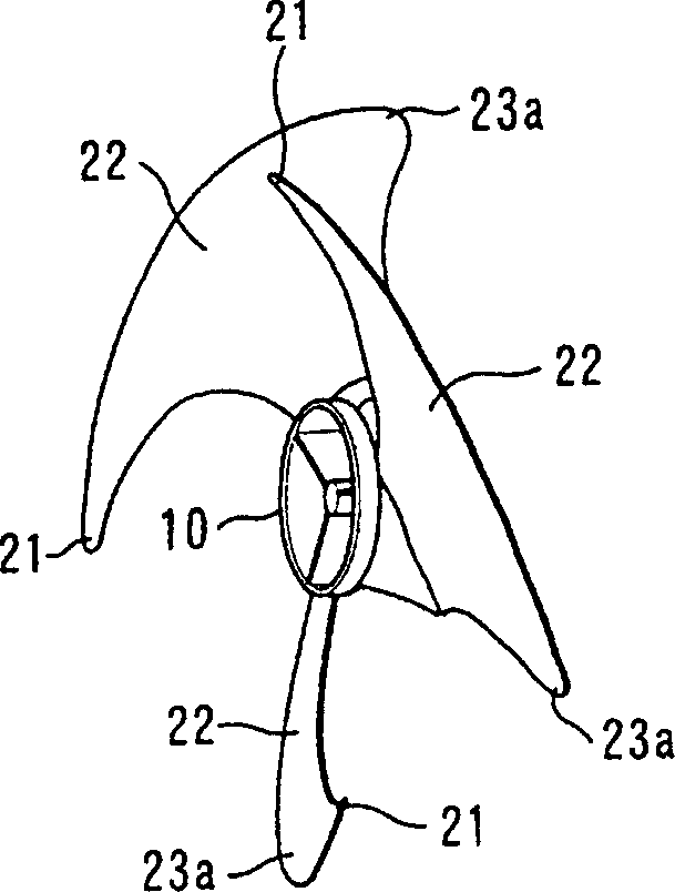 Axial flow fan and application method thereof