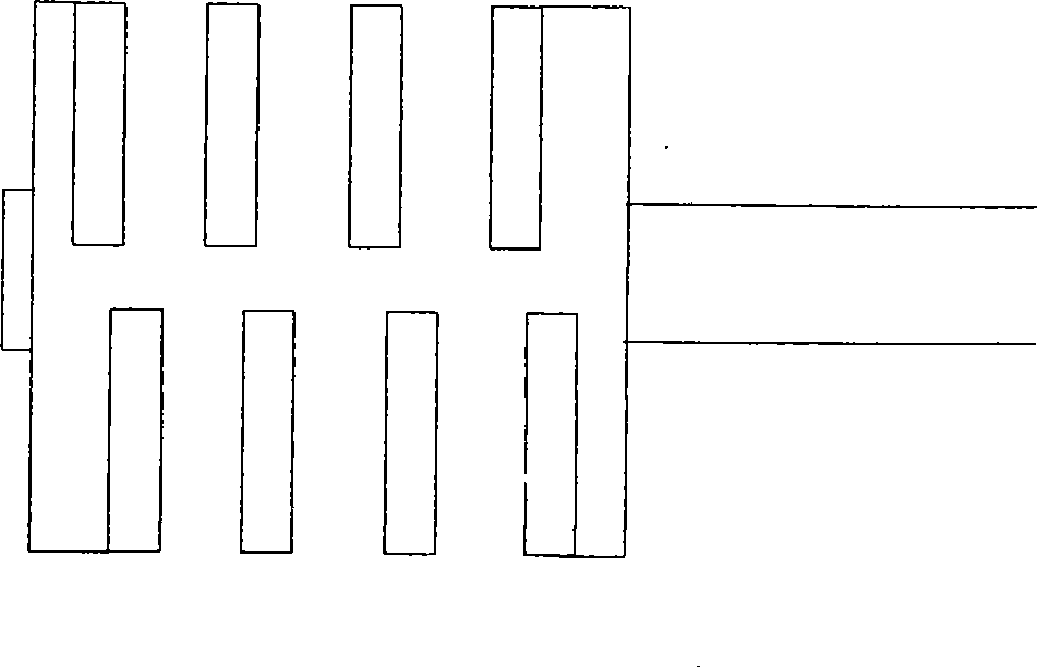 Single-strand frame spinning fibre parallel processing method for soft yarn