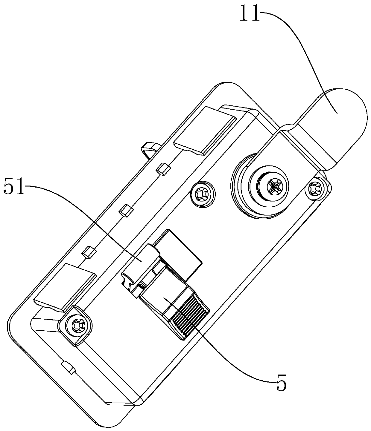 High strength antitheft dial plate lock