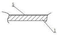 Interdigital electrode with porous metal modified surface and preparation method and application thereof