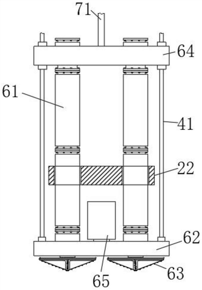 Novel grooving machine facilitating deep hole operation