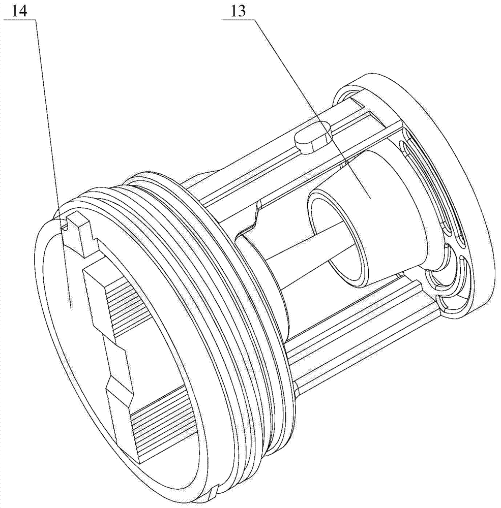 Washing machine intelligent control water draining integrated valve