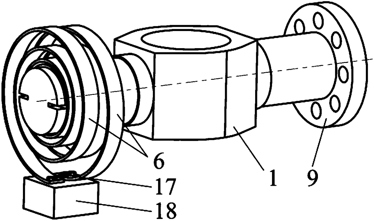 A self-excited oscillating airfoil power generation device using vortex shedding effect