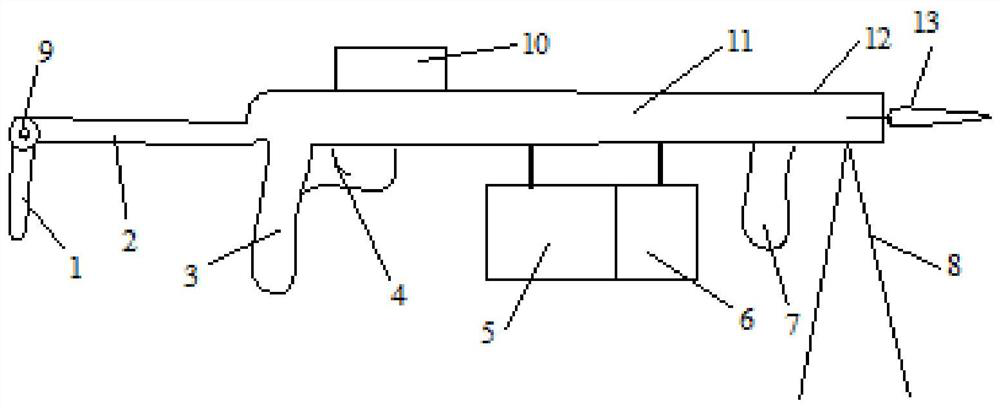 Non-shipborne portable throwing type accurate sample collection device and work method thereof