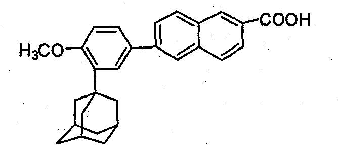 Method of preparing adapalene