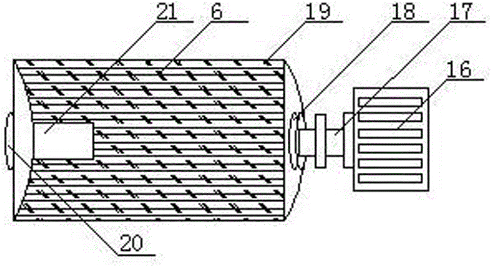 Separation device for rice husks and brown rice