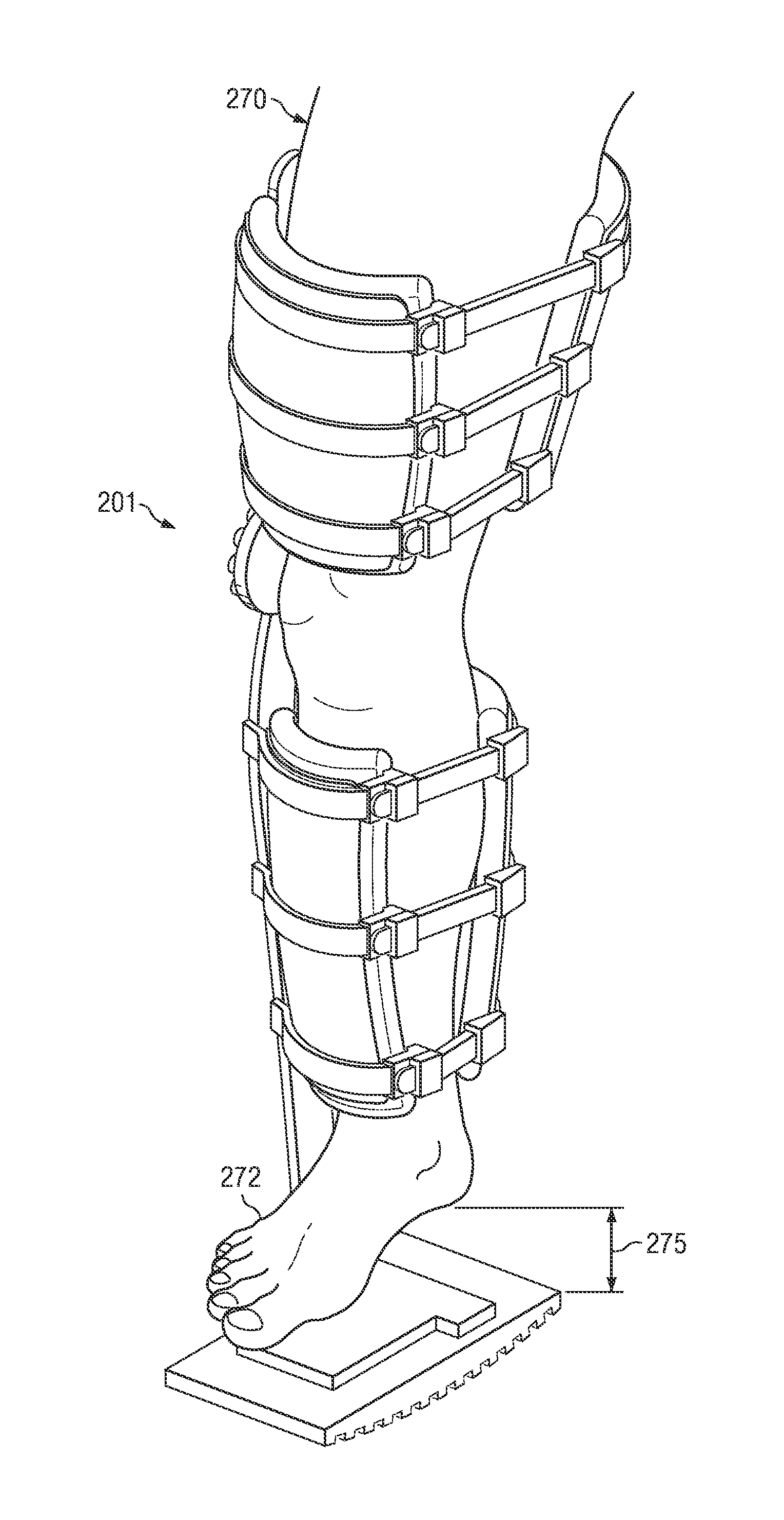 Weight-bearing lower extremity brace