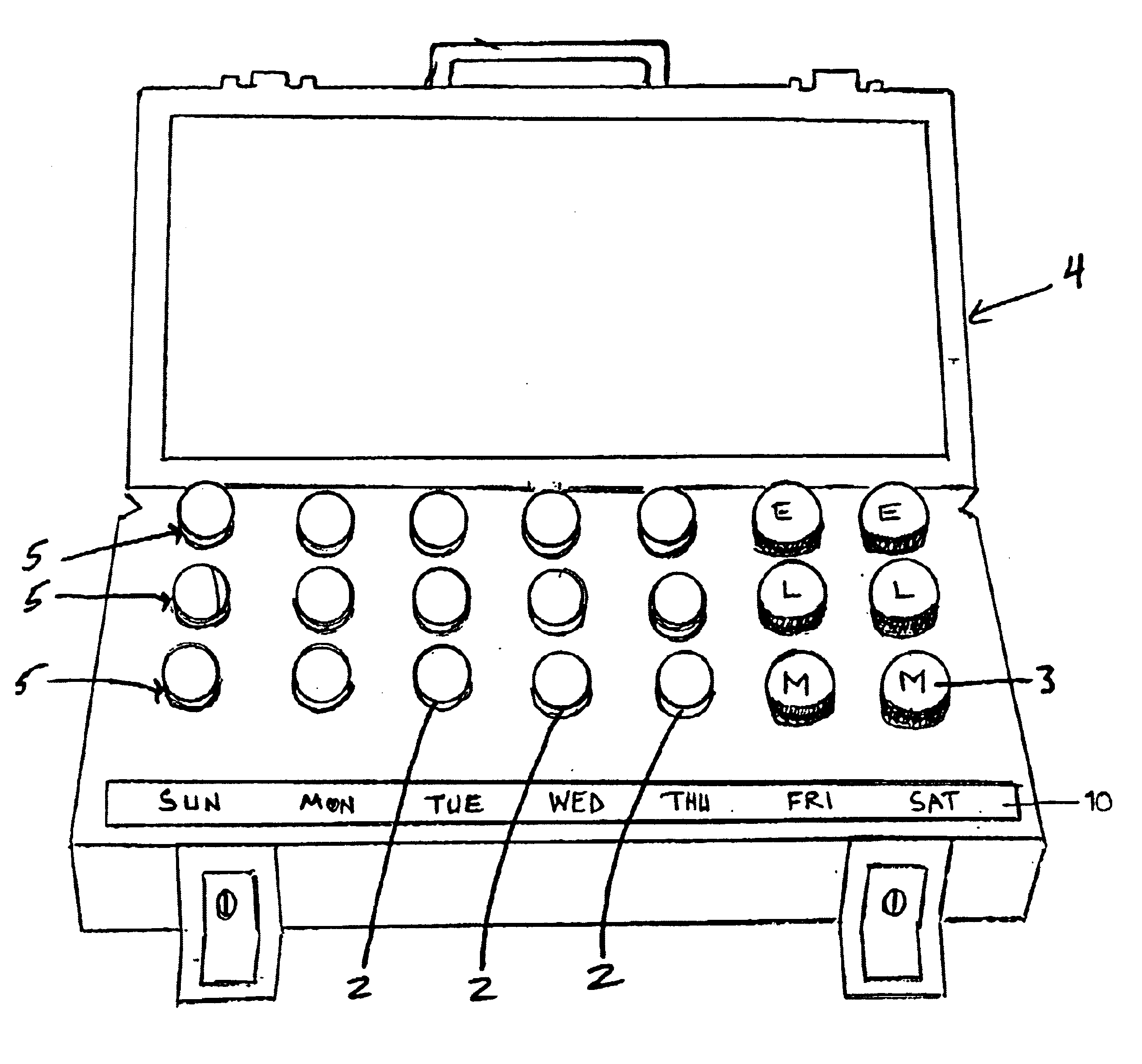 Medicine organizer device