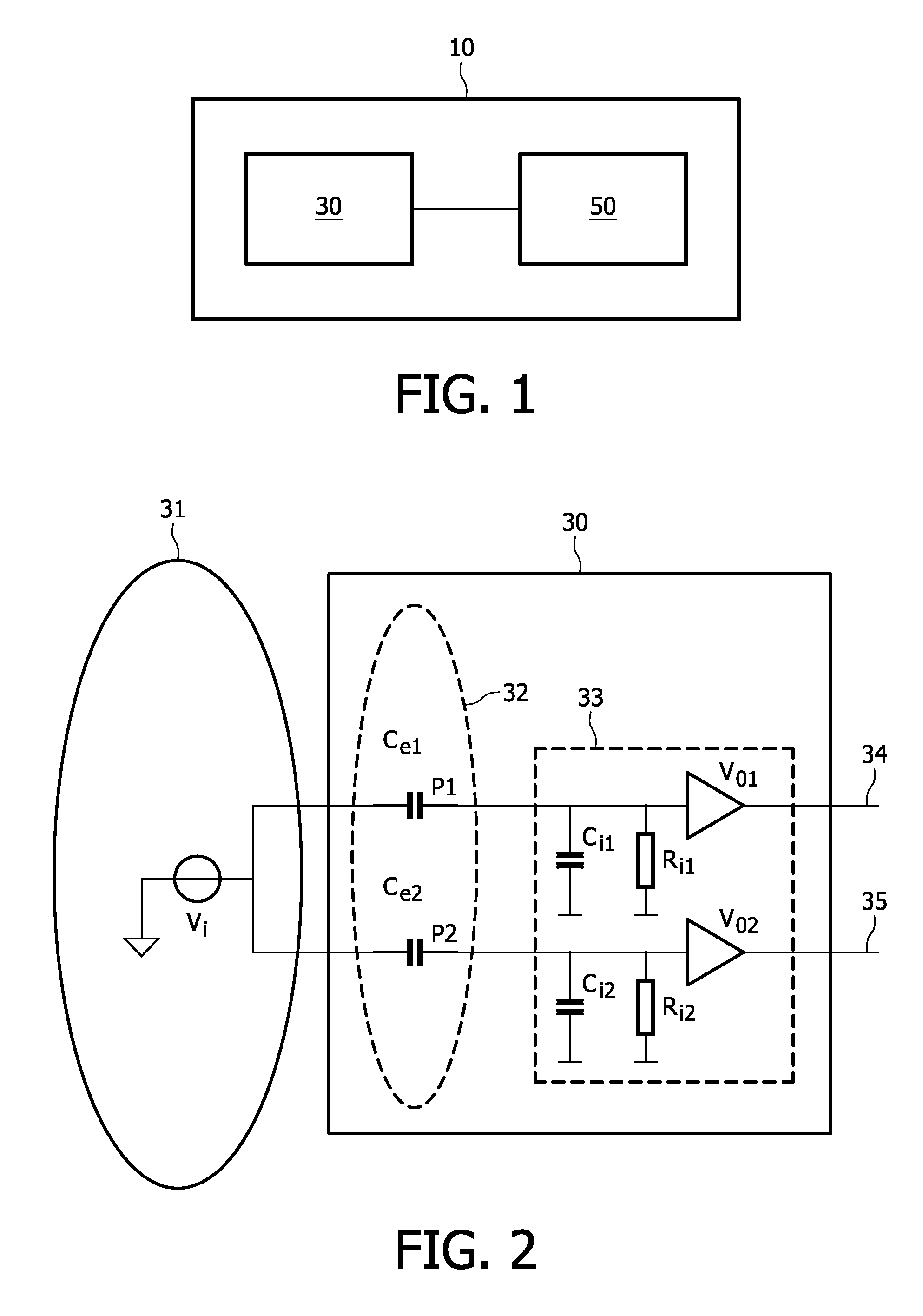 Compensation of motion artifacts in capacitive measurement of electrophysiological signals